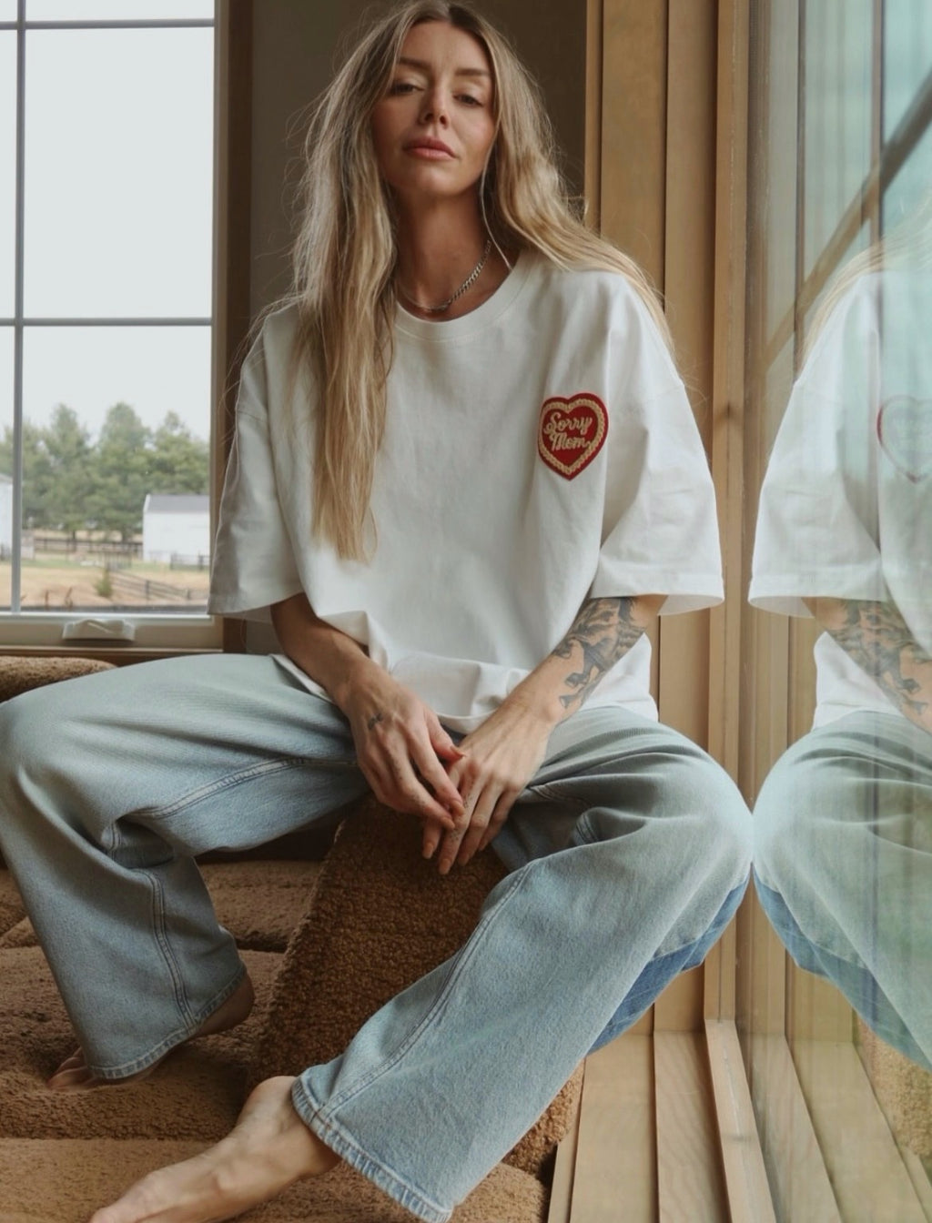Sorry Mom t-shirt by Happy Little Mother – boutique clothing at The Corner Store on Christie Toronto