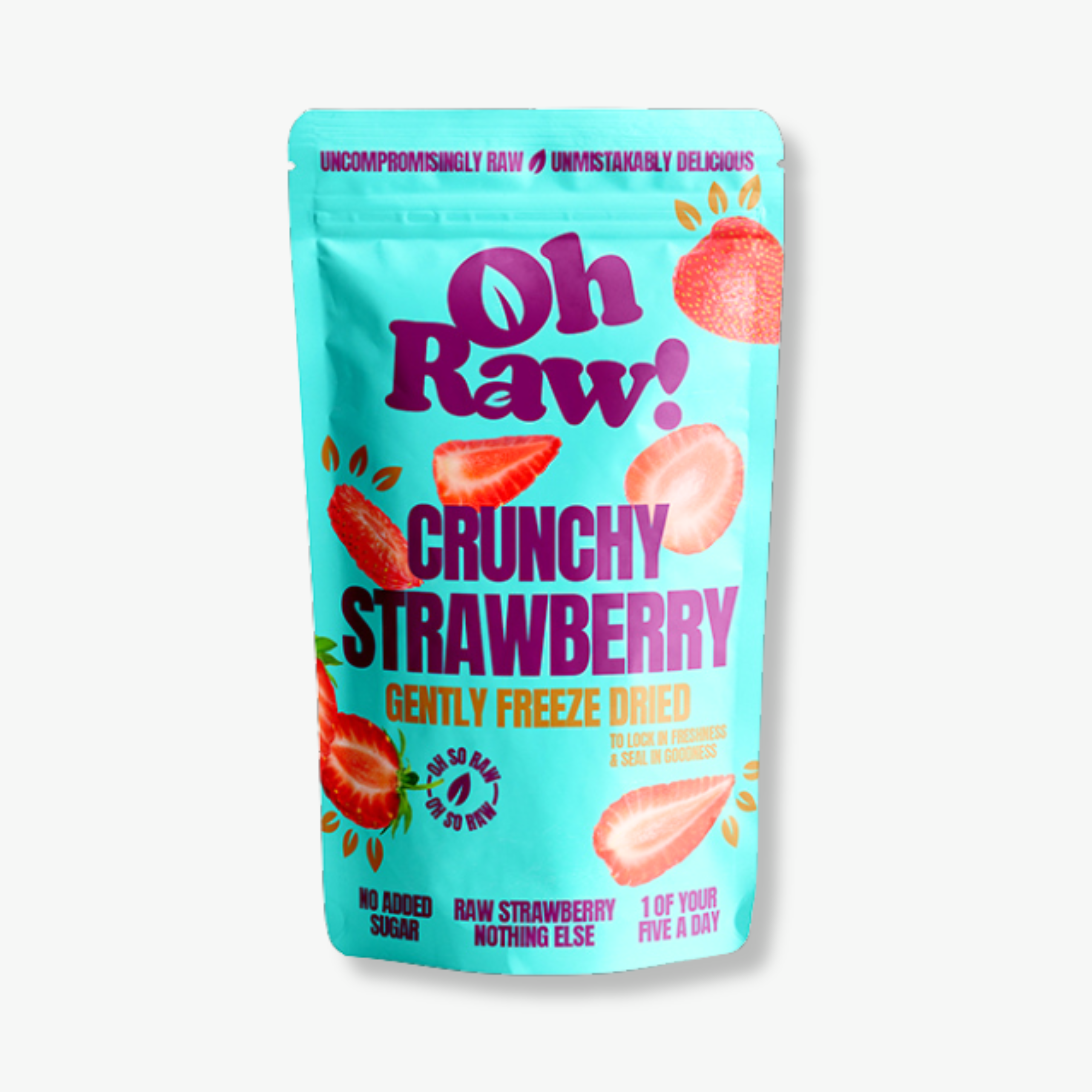 Oh Raw!  Crunchy Strawberries