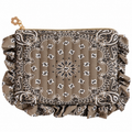 Bandana Ruffle Pouch
