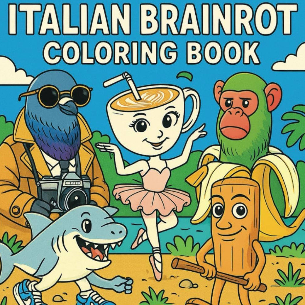 Italian Brainrot Coloring Book